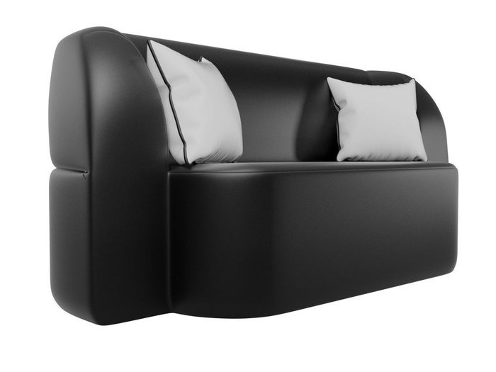 Диван-кровать Томас черного цвета (экокожа) - лучшие Прямые диваны в INMYROOM