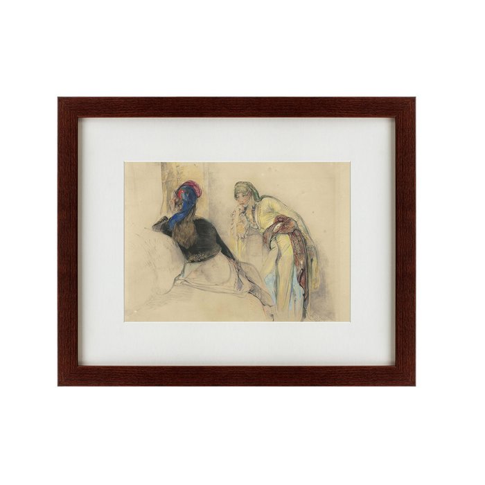 Репродукция картины Two Women at Brussa 1850 г. - купить Картины по цене 4990.0