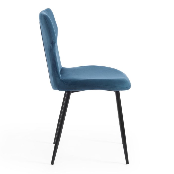 Набор из четырех стульев Robocop синего цвета - лучшие Обеденные стулья в INMYROOM