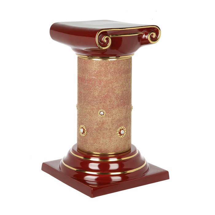 Колонна из керамики бордового цвета Sarri "RED BOREAL" - лучшие Консоли в INMYROOM