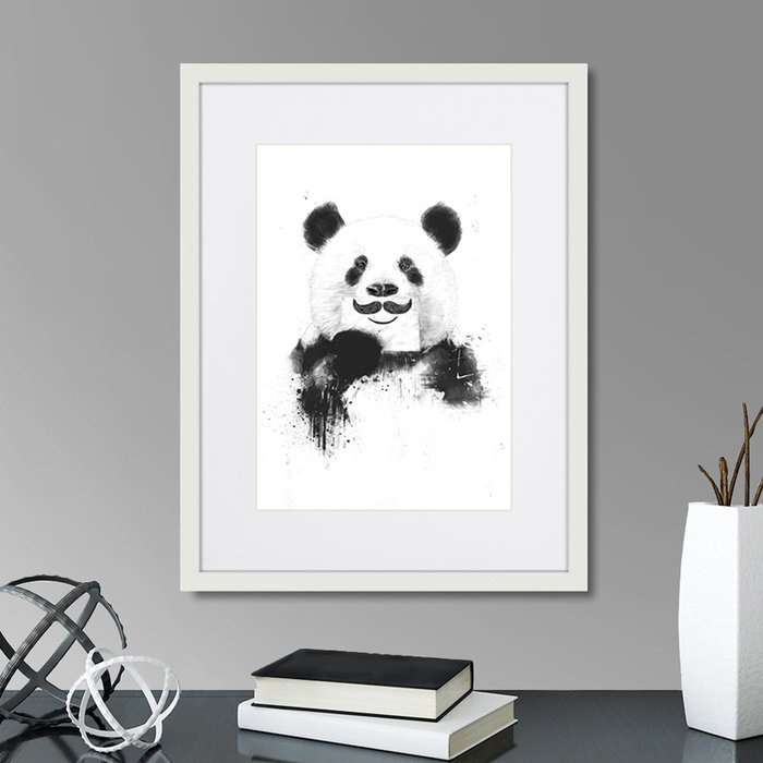 Набор из двух репродукций картин Funny Pandas  - лучшие Картины в INMYROOM