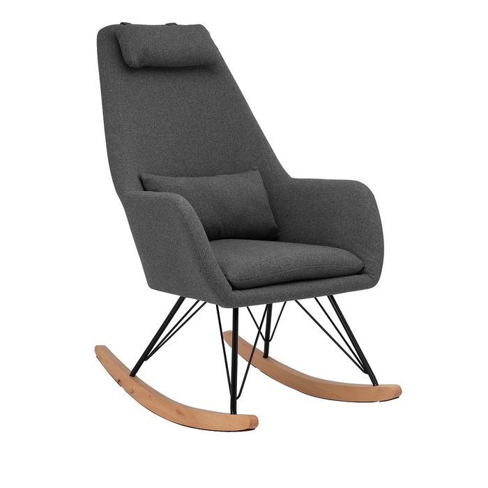  Кресло-качалка Moris серого цвета