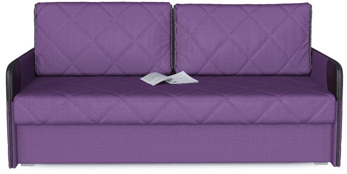 Диван-кровать прямой Марсель Next фиолетового цвета  - купить Прямые диваны по цене 29142.0