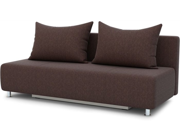 Диван-кровать Глория коричневого цвета - купить Прямые диваны по цене 21762.0