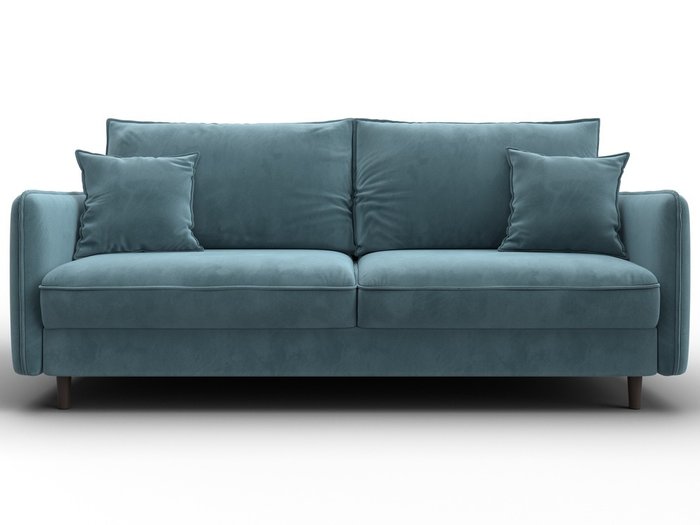 Диван-кровать Лига-064 бирюзового цвета - купить Прямые диваны по цене 70990 Диван-кровать Лига-064 бирюзового цвета - купить Прямые диваны по цене 70990