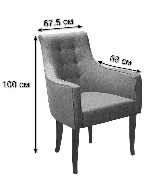 Кресло Чикаго голубого цвета - купить Интерьерные кресла по цене 16890.0