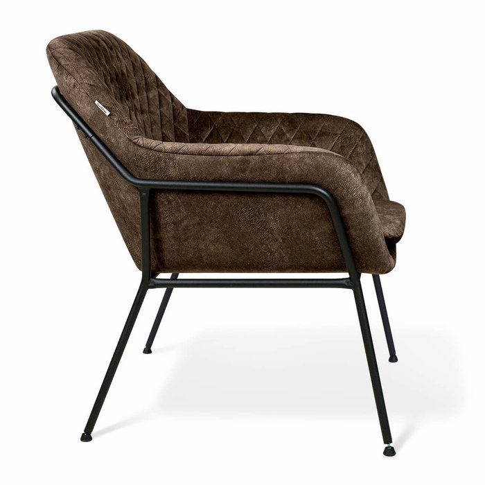 Кресло Alfa коричневого цвета - лучшие Интерьерные кресла в INMYROOM