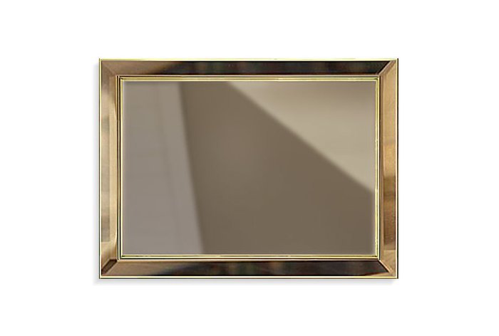 Настенное зеркало Мадлен золотого цвета 