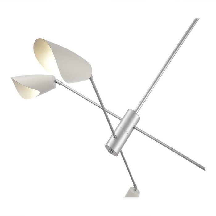 Светильник подвесной Серебристый/Белый, серебристый E14 4*60W ALTON - лучшие Подвесные люстры в INMYROOM