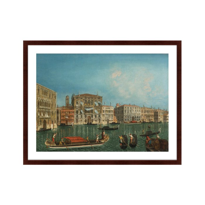 Репродукция картины Venicе Palazzo Foscari and Palazzo Balbi 1735 г. - купить Картины по цене 12999.0