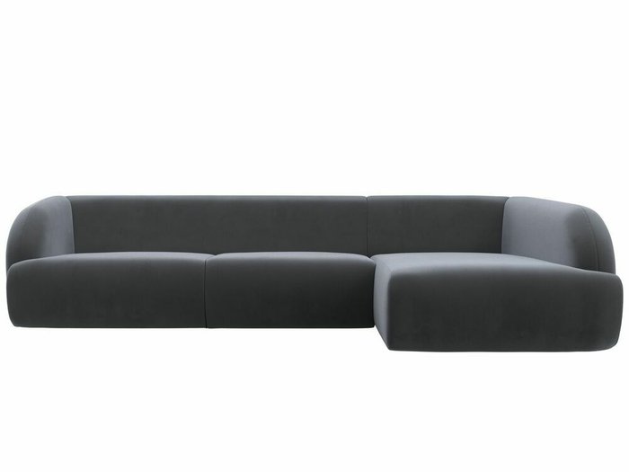 Угловой-диван Лига 041 серого цвета правый угол - купить Угловые диваны по цене 82999.0