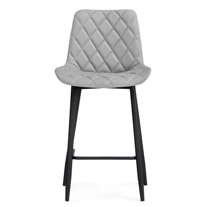 Стуб полубарный Баодин светло-серого цвета - купить Барные стулья по цене 6550.0