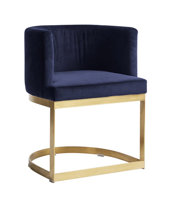 Обеденный стул Lounge синего цвета