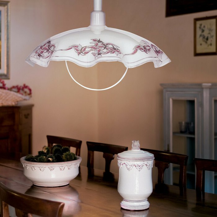 Подвесной светильник Vetro белого цвета - лучшие Подвесные светильники в INMYROOM