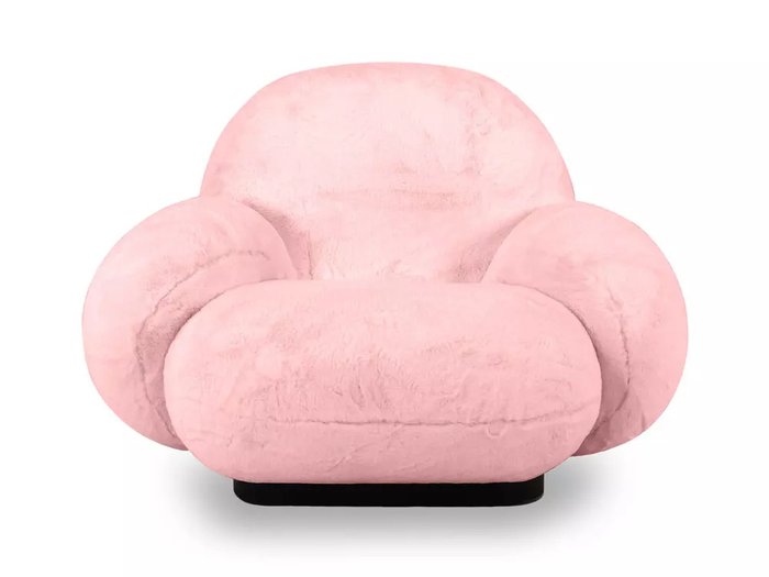 Кресло Flemming Wood розового цвета - купить Интерьерные кресла по цене 66510.0