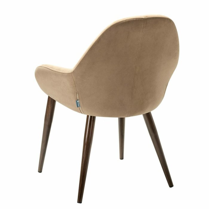 Стул-кресло Kent Diag бежево-коричневого цвета - лучшие Обеденные стулья в INMYROOM