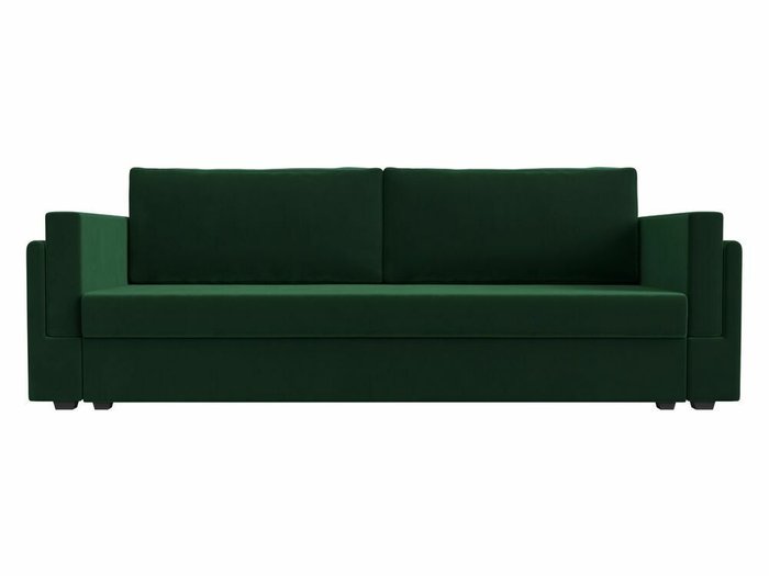 Диван-кровать Лига 007 темно-зеленого цвета - купить Прямые диваны по цене 29999.0