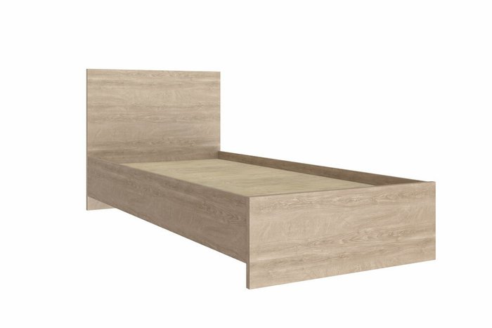 Кровать Анастасия 90х200 бежевого цвета - лучшие Одноярусные кроватки в INMYROOM