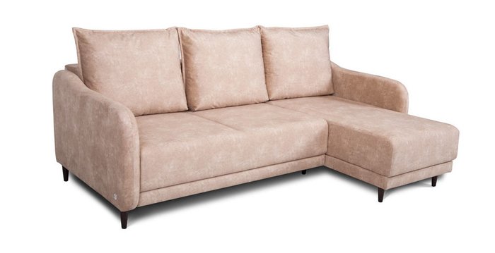Угловой диван-кровать Бьёрг бежевого цвета - купить Угловые диваны по цене 75822.0