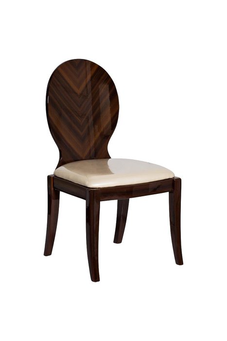 Стул коричневый из МДФ с лаковым покрытием - купить Обеденные стулья по цене 25200.0