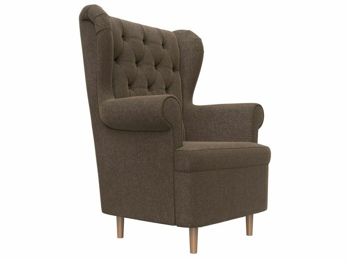 Кресло Торин Люкс коричневого цвета - лучшие Интерьерные кресла в INMYROOM