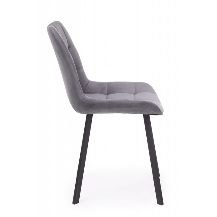 Обеденный стул Челси П темно-серого цвета - купить Обеденные стулья по цене 5170 Обеденный стул Челси П темно-серого цвета - купить Обеденные стулья по цене 5170