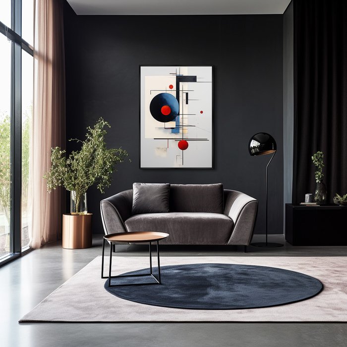 Репродукция картины Geometric space of the Universe, No 1, 2024г. - лучшие Картины в INMYROOM