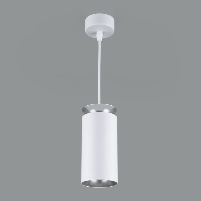 Подвесной светодиодный светильник DLS021 9+4W 4200К белый матовый/серебро - купить Подвесные светильники по цене 1300.0