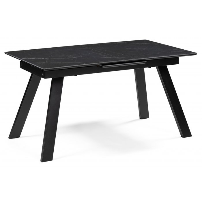 Раздвижной обеденный стол Соммерс черного цвета