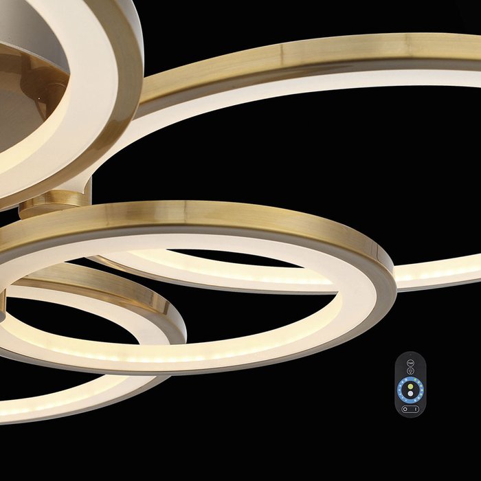 Потолочная светодиодная люстра с пультом ДУ ST Luce Twiddle Dimmer   - лучшие Потолочные люстры в INMYROOM