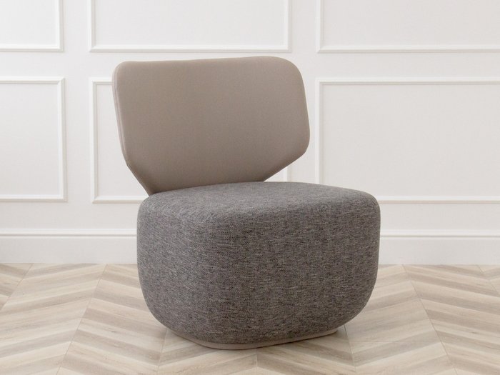 Кресло E5.2 серо-бежевого цвета - лучшие Интерьерные кресла в INMYROOM