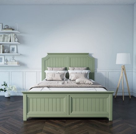Кровать "Olivia" из натурального дерева 160х200 см - купить Кровати для спальни по цене 135813.0