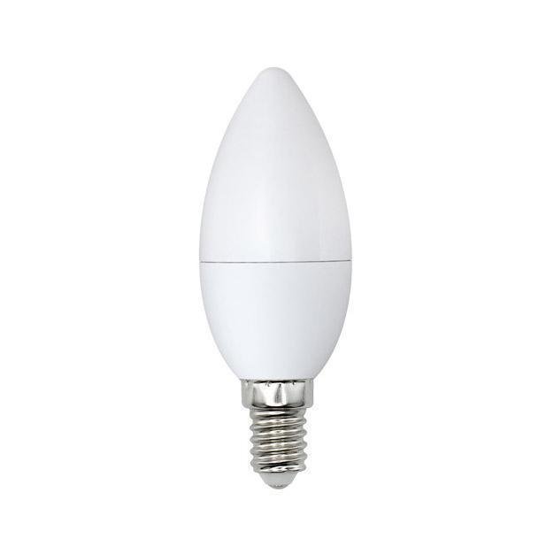 Лампа светодиодная Свеча матовая белого цвета
