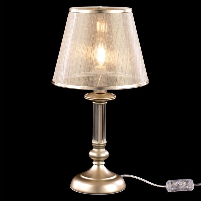 Настольная лампа Ksenia с плафоном бежевого цвета - лучшие Настольные лампы в INMYROOM