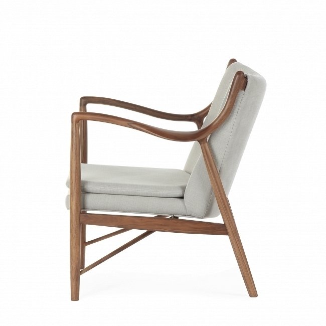Кресло NV45 серого цвета - купить Интерьерные кресла по цене 59214.0