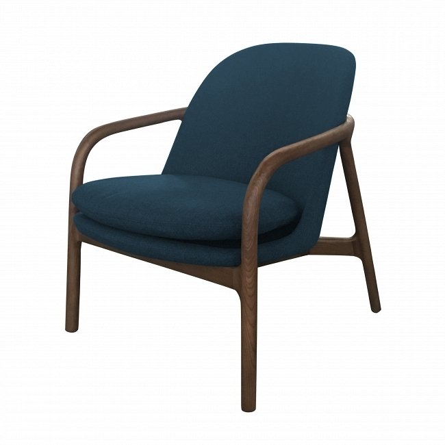 Кресло Aleman синего цвета