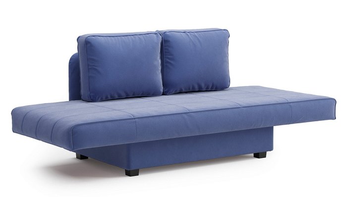 Диван-кровать Бетти-2 синего цвета - лучшие Прямые диваны в INMYROOM Диван-кровать Бетти-2 синего цвета - лучшие Прямые диваны в INMYROOM