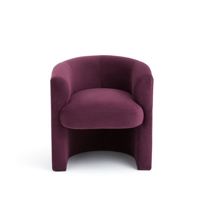 Кресло из велюра Nolami красного цвета - купить Интерьерные кресла по цене 52195.0