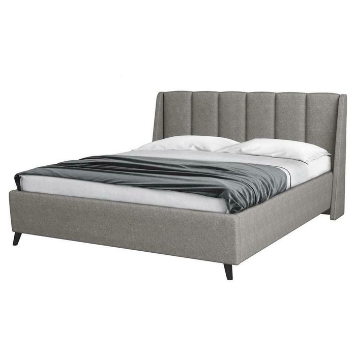 Кровать без основания Style Skordia 140x200 серого цвета