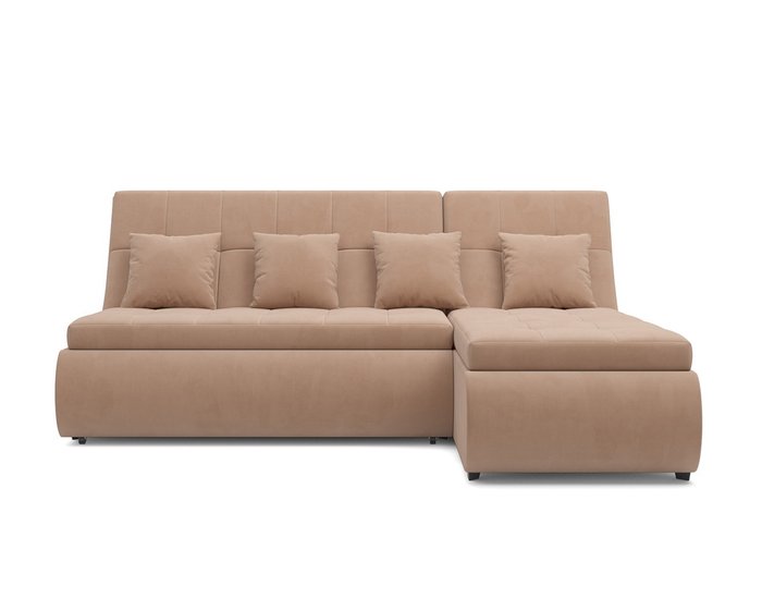 Угловой диван-кровать Дубай бежевого цвета - купить Угловые диваны по цене 41490.0