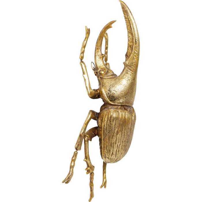 Украшение настенное Herkules Beetle золотого цвета - купить Декор стен по цене 12803.0