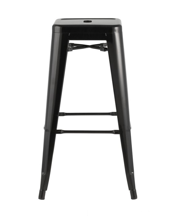 Стул барный Tolix черного цвета - купить Барные стулья по цене 5406.0