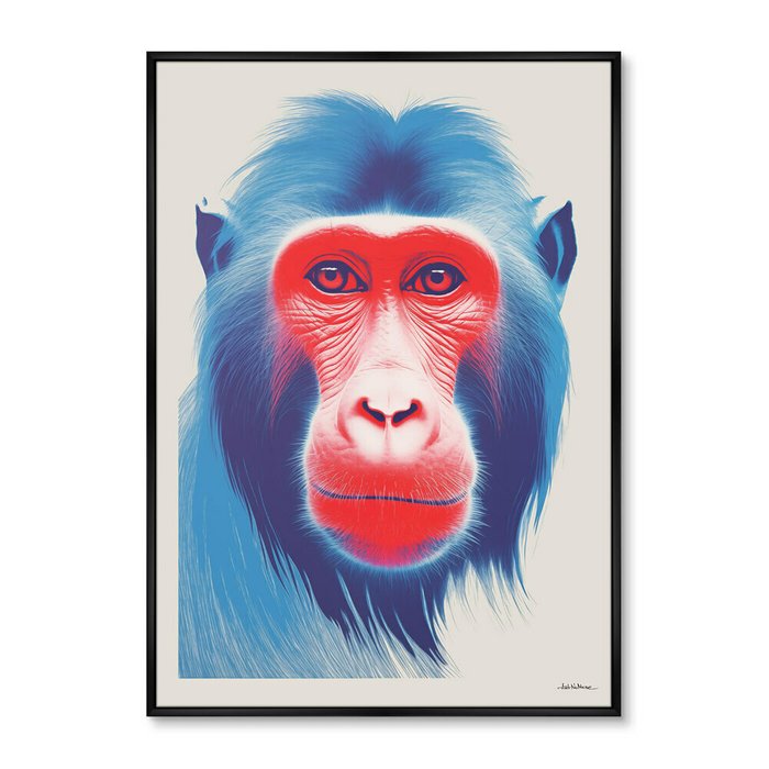 Репродукция картины The Monkeys, No 1, 2024г. - купить Картины по цене 24999.0