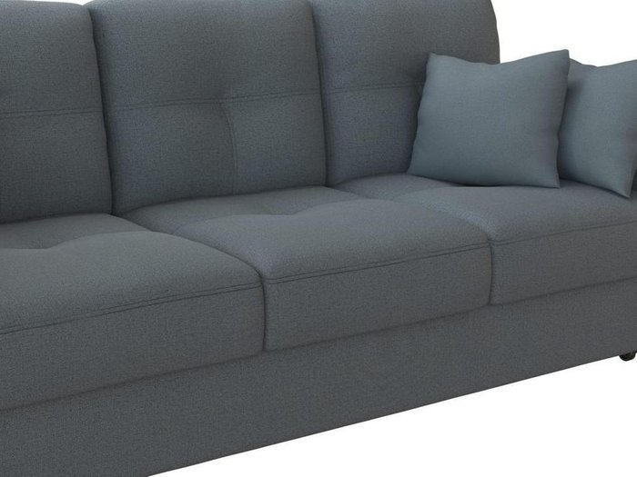 Диван-кровать прямой Манхеттен Gray серого цвета - лучшие Прямые диваны в INMYROOM