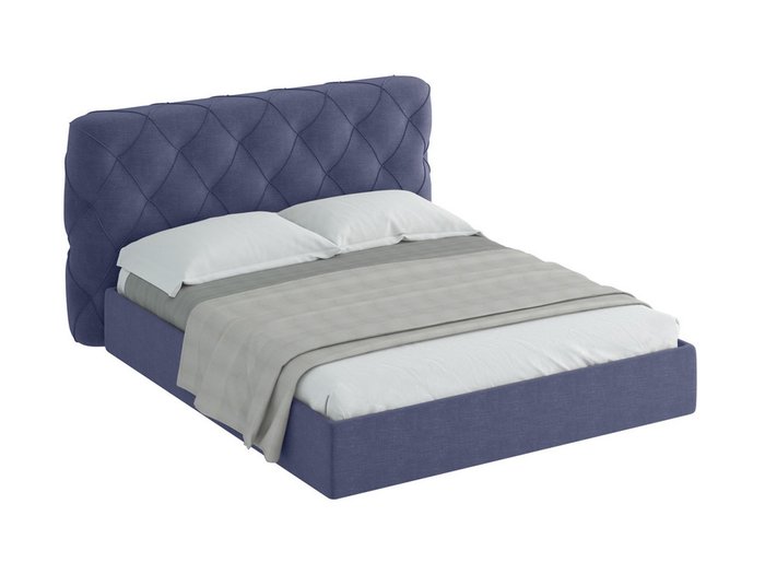 Кровать Ember синего цвета 180х200