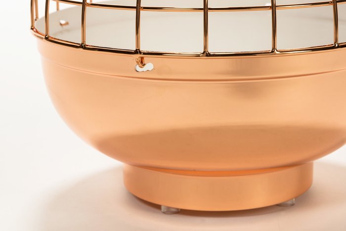 Дизайнерский настольный светильник Glare розово-золотого цвета - лучшие Настольные лампы в INMYROOM
