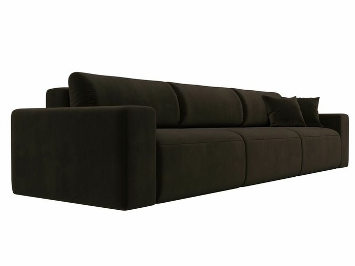 Диван-кровать Лига 036 Классик Лонг темно-коричневого цвета - лучшие Прямые диваны в INMYROOM