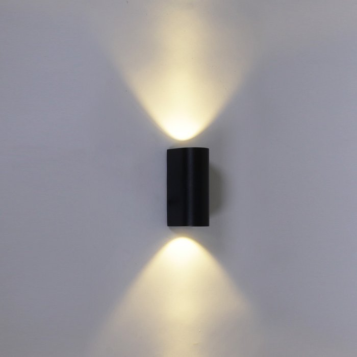 Архитектурный светильник 86845-9.2-002KT LED2*5W BK (металл, цвет черный) - лучшие Настенные уличные светильники в INMYROOM Архитектурный светильник 86845-9.2-002KT LED2*5W BK (металл, цвет черный) - лучшие Настенные уличные светильники в INMYROOM