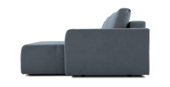 Угловой диван-кровать Хэнк темно-серого цвета - лучшие Угловые диваны в INMYROOM