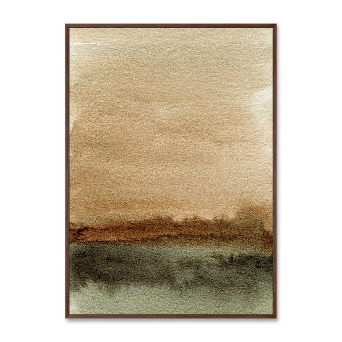 Репродукция картины на холсте Late autumn landscape - купить Картины по цене 21999.0